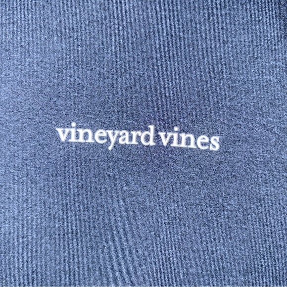 Vineyard Vines Jersey 1/4 Zip Hybrid Tech Performance Pullover Jacket Blue Sz S - Picture 6 of 7